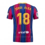 Camiseta Barcelona Jugador Jordi Alba 1ª Equipacion 2020-2021