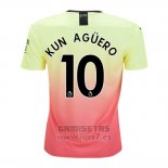 Camiseta Manchester City Jugador Kun Aguero 3ª Equipacion 2019-2020