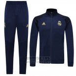 Chandal del Real Madrid 2019-2020 Azul Oscuro