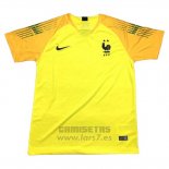 Tailandia Camiseta Francia Portero 2018 Amarillo