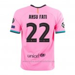 Camiseta Barcelona Jugador Ansu Fati 3ª Equipacion 2020-2021