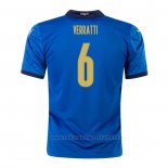 Camiseta Italia Jugador Verratti 1ª Equipacion 2020-2021