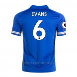 Camiseta Leicester City Jugador Evans 1ª Equipacion 2020-2021