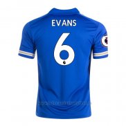 Camiseta Leicester City Jugador Evans 1ª Equipacion 2020-2021