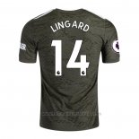 Camiseta Manchester United Jugador Lingard 2ª Equipacion 2020-2021