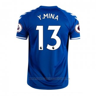 Camiseta Everton Jugador Y.Mina 1ª Equipacion 2020-2021