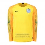 Camiseta Inglaterra Portero Manga Larga 2018 Amarillo