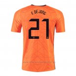 Camiseta Paises Bajos Jugador F.De Jong 1ª Equipacion 2020-2021