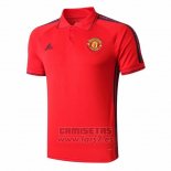 Camiseta Polo del Manchester United 2019-202020 Rojo