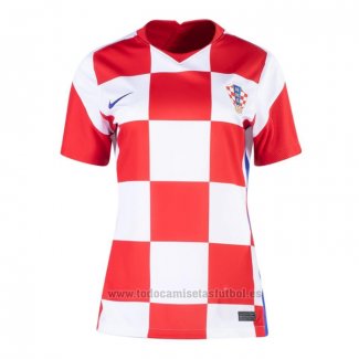 Camiseta Croacia 1ª Equipacion Mujer 2020-2021