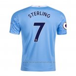 Camiseta Manchester City Jugador Sterling 1ª Equipacion 2020-2021
