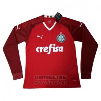 Camiseta Palmeiras Portero Manga Larga 2019 Rojo