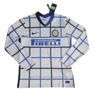 Camiseta Inter Milan 2ª Equipacion Manga Larga 2020-2021