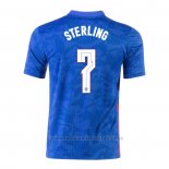 Camiseta Inglaterra Jugador Sterling 2ª Equipacion 2020-2021