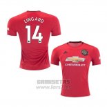 Camiseta Manchester United Jugador Lingard 1ª Equipacion 2019-2020