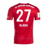 Camiseta Bayern Munich Jugador Alaba 1ª Equipacion 2020-2021