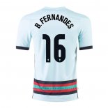 Camiseta Portugal Jugador B.Fernandes 2ª Equipacion 2020-2021