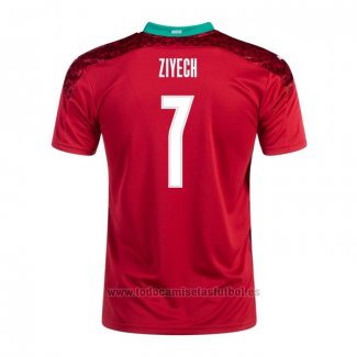 Camiseta Marruecos Jugador Ziyech 1ª Equipacion 2020-2021