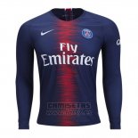 Camiseta Paris Saint-Germain 1ª Equipacion Manga Larga 2018-2019