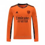Camiseta Arsenal Portero Manga Larga 2020-2021 Naranja