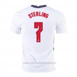 Camiseta Inglaterra Jugador Sterling 1ª Equipacion 2020-2021