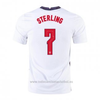 Camiseta Inglaterra Jugador Sterling 1ª Equipacion 2020-2021