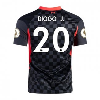 Camiseta Liverpool Jugador Diogo J. 3ª Equipacion 2020-2021