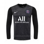 Camiseta Paris Saint-Germain Portero Manga Larga 2020-2021 Negro