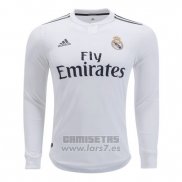 Camiseta Real Madrid 1ª Equipacion Manga Larga 2018-2019