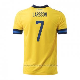 Camiseta Suecia Jugador Larsson 1ª Equipacion 2020