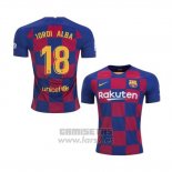 Camiseta Barcelona Jugador Jordi Alba 1ª Equipacion 2019-2020