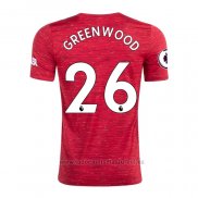 Camiseta Manchester United Jugador Greenwood 1ª Equipacion 2020-2021