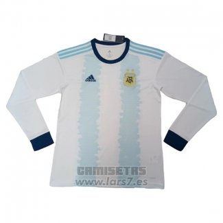 Camiseta Argentina 1ª Equipacion Manga Larga 2019