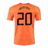 Camiseta Paises Bajos Jugador Van De Beek 1ª Equipacion 2020-2021