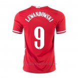 Camiseta Polonia Jugador Lewandowski 2ª Equipacion 2020-2021