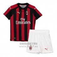 Camiseta AC Milan 1ª Equipacion Nino 2018-2019
