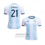 Camiseta Argentina Jugador Dybala 1ª Equipacion 2019