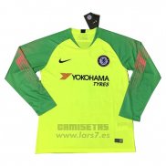 Camiseta Chelsea Portero Manga Larga 2018-2019 Verde