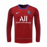 Camiseta Paris Saint-Germain Portero Manga Larga 2020-2021 Rojo