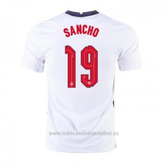 Camiseta Inglaterra Jugador Sancho 1ª Equipacion 2020-2021