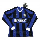 Camiseta Inter Milan 1ª Equipacion Manga Larga 2019-2020