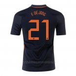 Camiseta Paises Bajos Jugador F.De Jong 2ª Equipacion 2020-2021