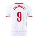 Camiseta Polonia Jugador Lewandowski 1ª Equipacion 2020-2021